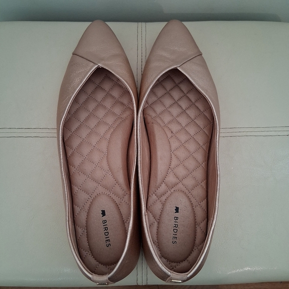 Birdies The Goldfinch Ballet Flats in Rose Gold Size 9 - Picture 4 of 12